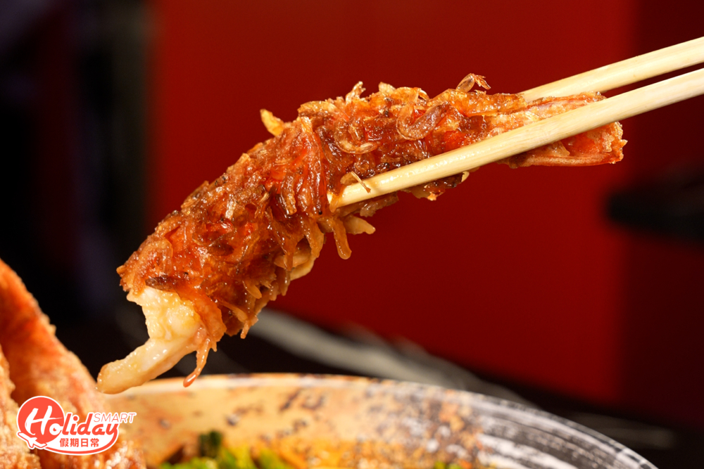 大蝦鮮香味十足。