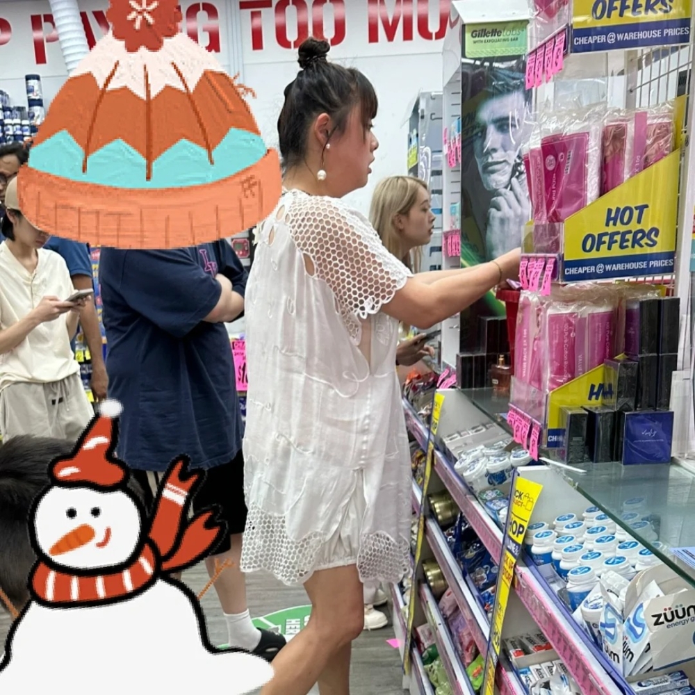 捕獲照中可見細細粒身形仍然略顯圓潤,與她在自己社交平台上傳的相片有點差距