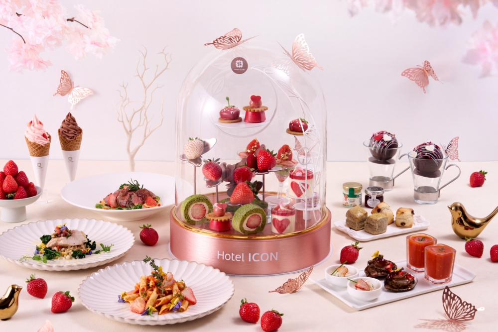 「蝶舞仙境」日本士多啤梨祭下午茶。