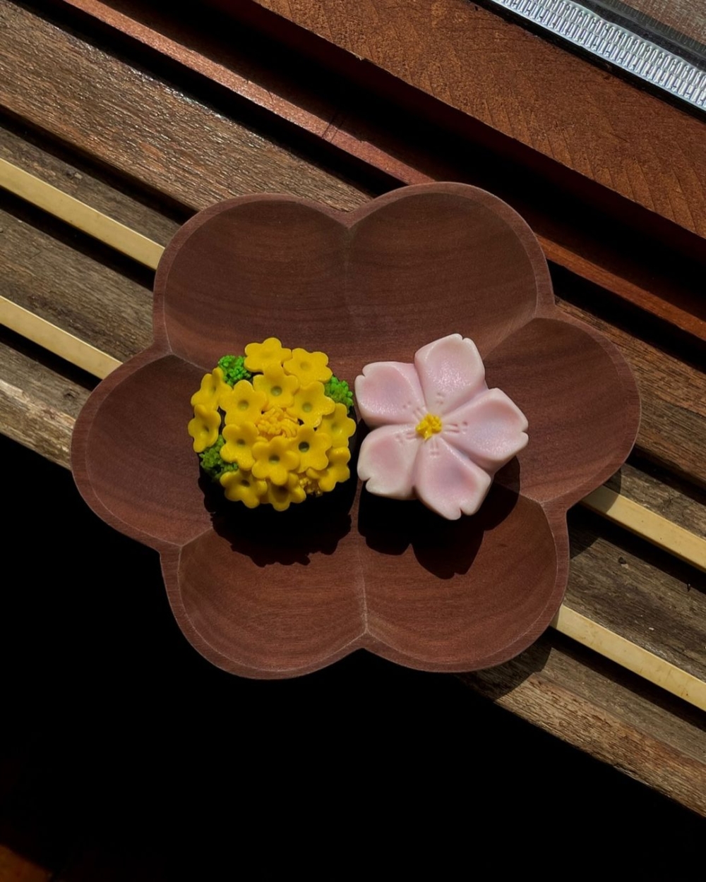 春季限定的油菜花及櫻花甜點～