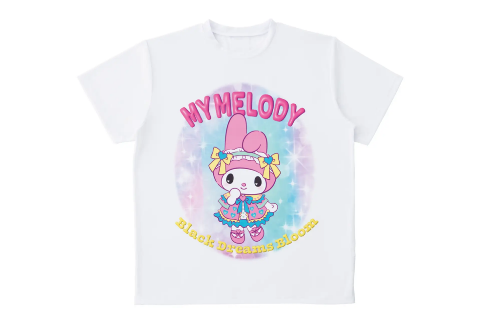 限定T恤共有My Melody及Kuromi兩款不同設計~