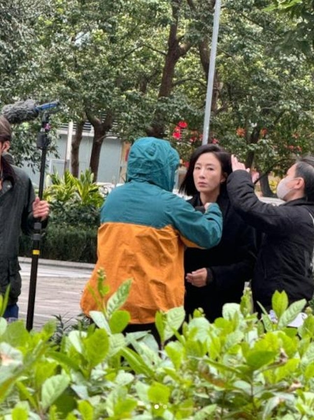 早前有網友於小紅書上載了一張在啟德偶遇楊茜堯拍劇的照片