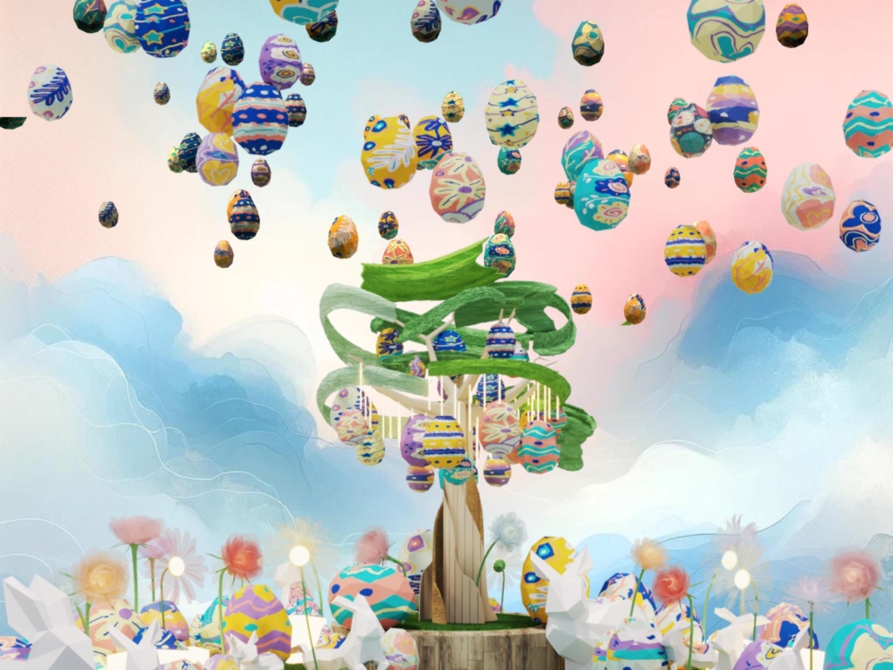 百隻神奇懸浮彩蛋！