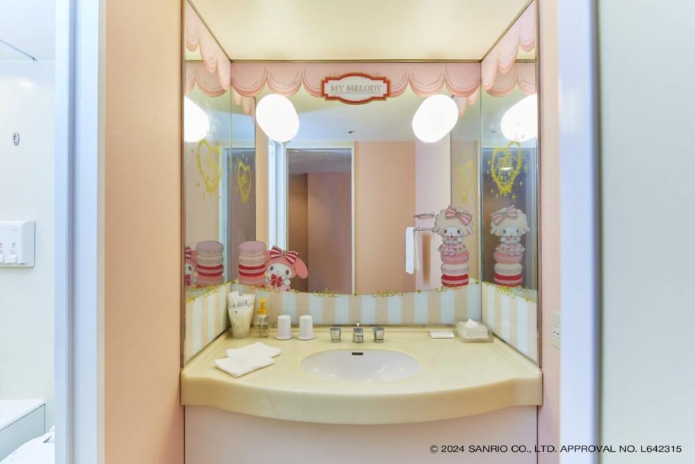 以粉紅色為主調，可愛中不失甜美感～