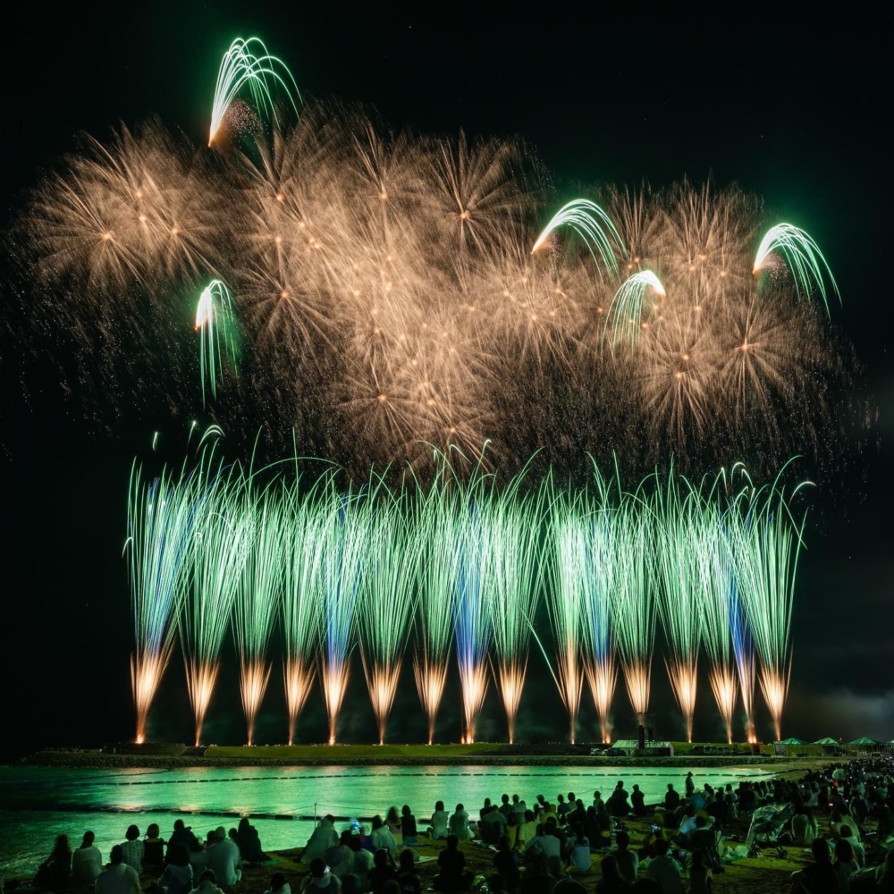 「琉球海炎祭」煙花表演持續綻放長達約1小時!