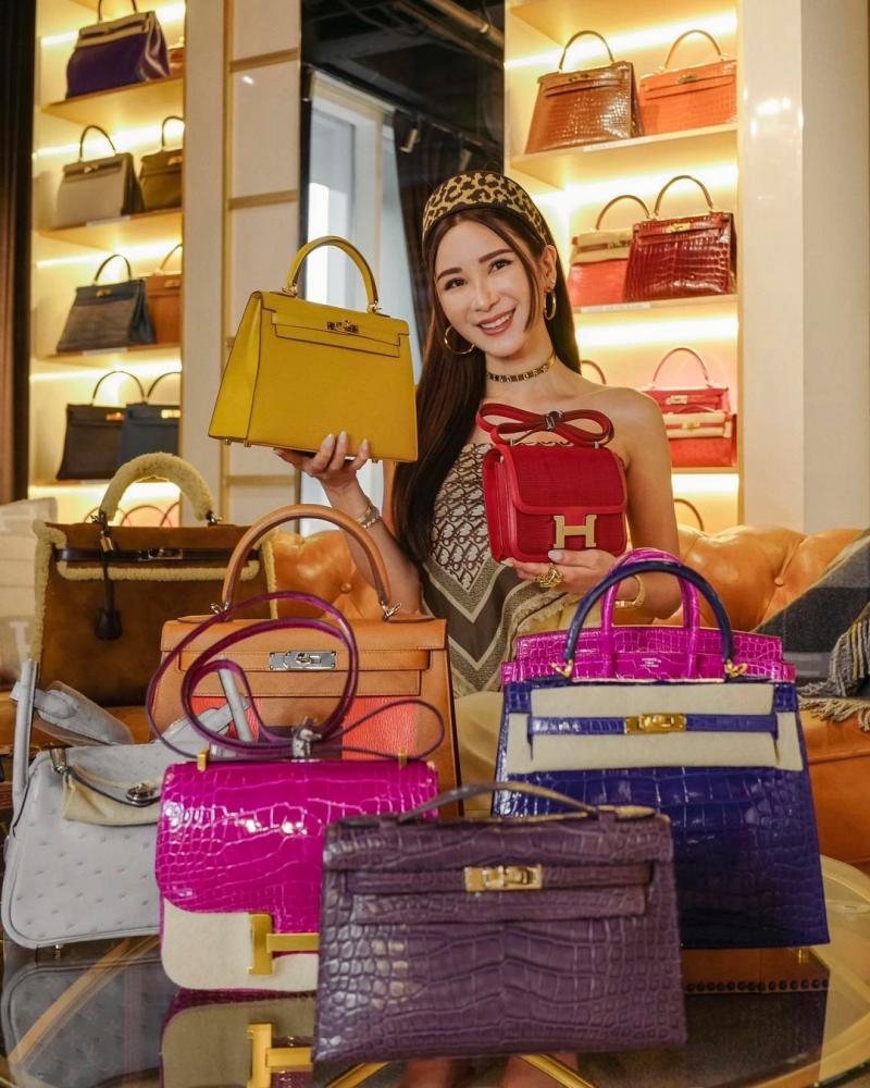 不少名媛都喜歡收藏Hermès手袋