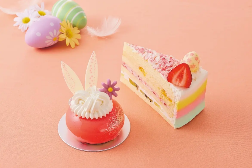 搭配春天粉嫩配色及節日元素,相當應節!