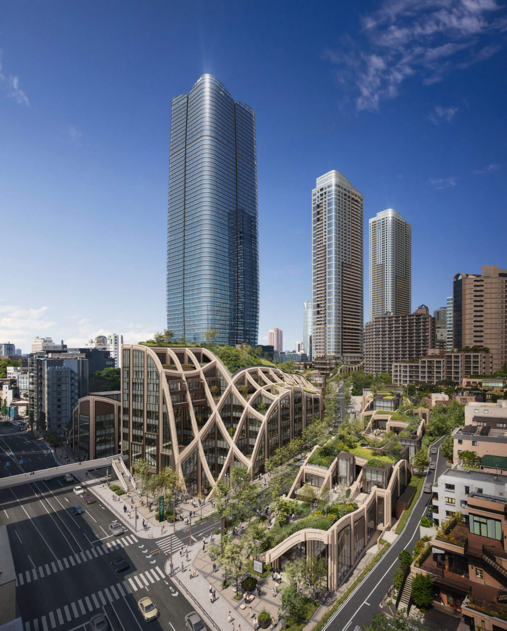 去年11月開幕的「麻布台之丘」號稱是日本最高摩天大廈