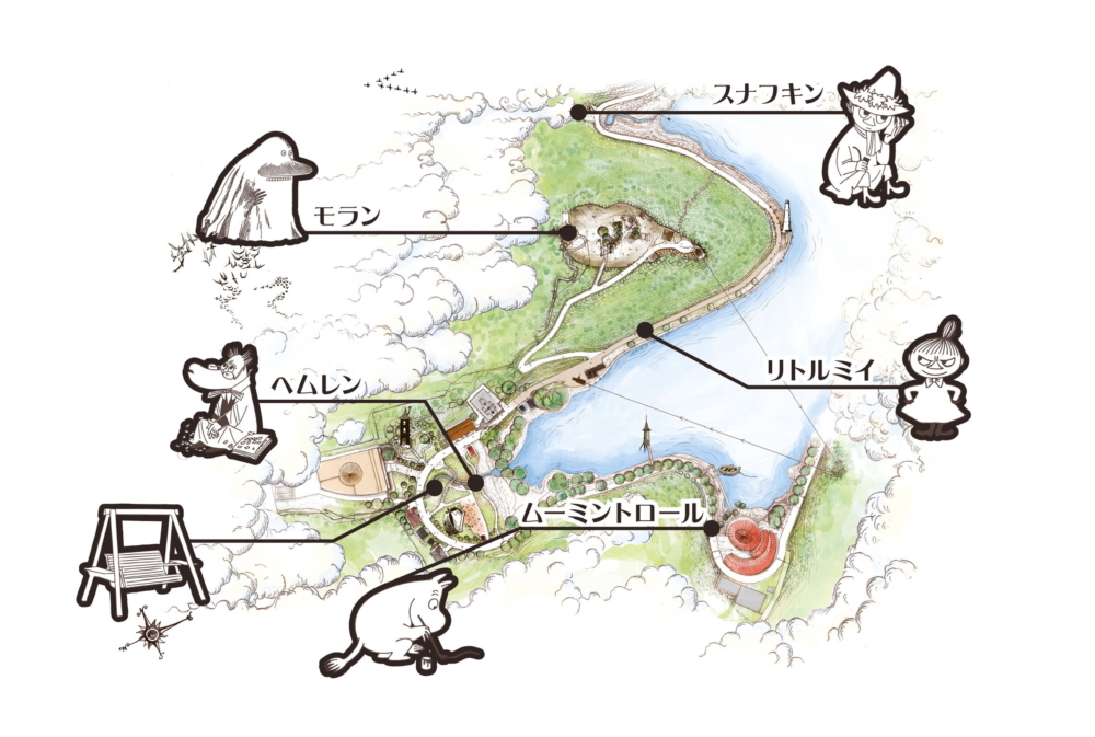 姆明樂園打造全新5大角色打卡位～