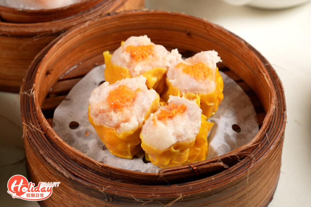 燒賣大粒飽滿，肉質有彈性。