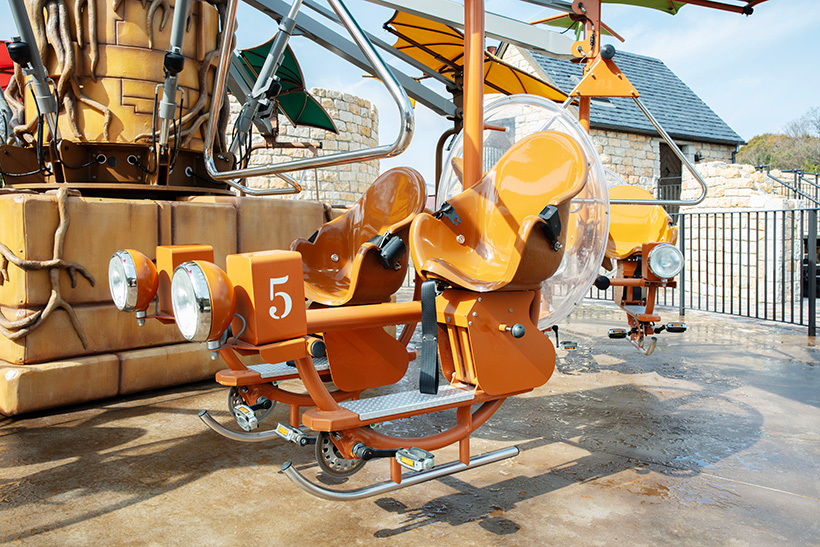 飛行裝備以傳說中的天空之城「拉普達」及飛行船「虎蛾號」為概念~