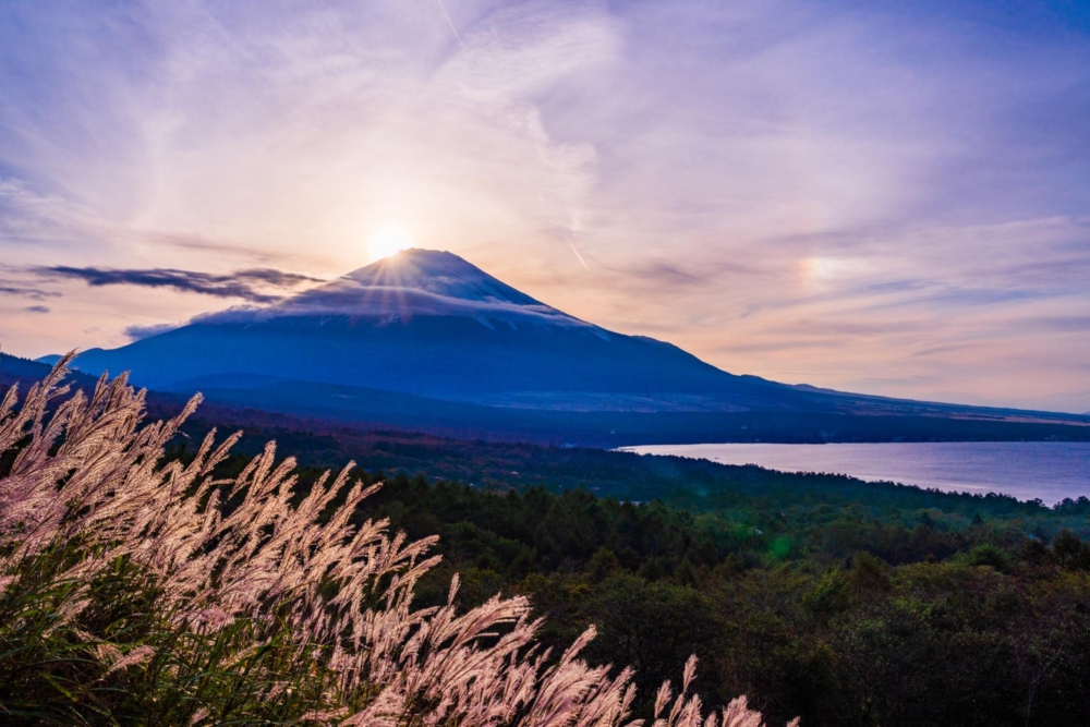 山中湖展望台。