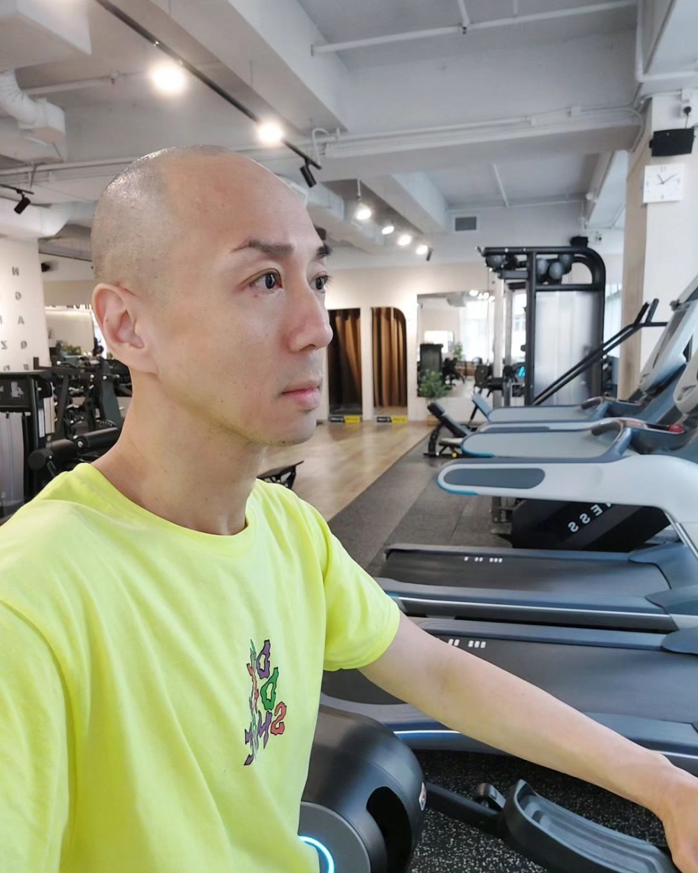 戴耀明受訪時就有透露其開始健身的契機