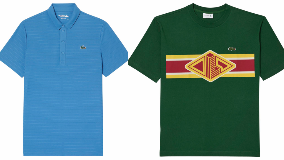 Lacoste的Polo恤和T恤款式時尚又型格，輕便易襯，是春夏必備時裝！ 