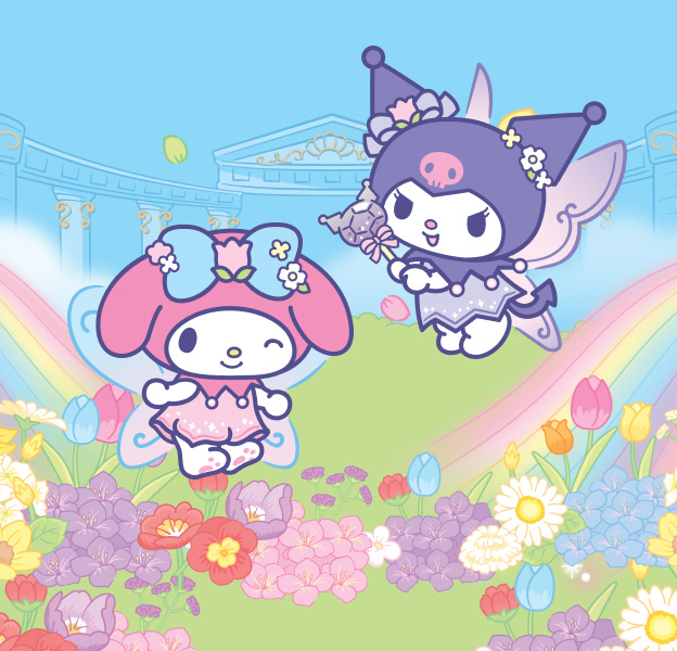 My Melody及Kuromi會於特定時間在四季花園特別亮相,與大家互動、合照!