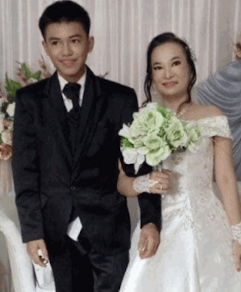 印尼一名41歲女子與閨密的16歲兒子結婚