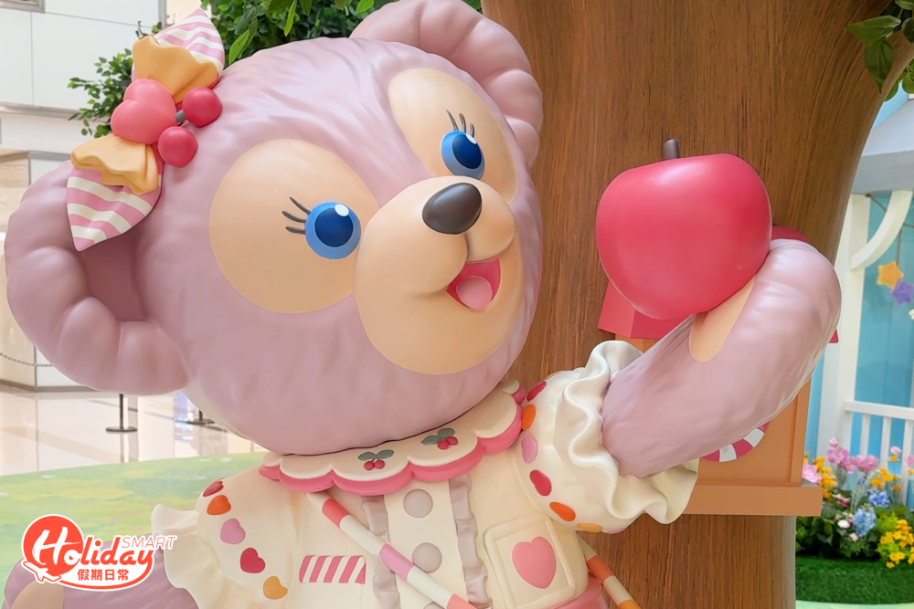 摘蘋果超得意。