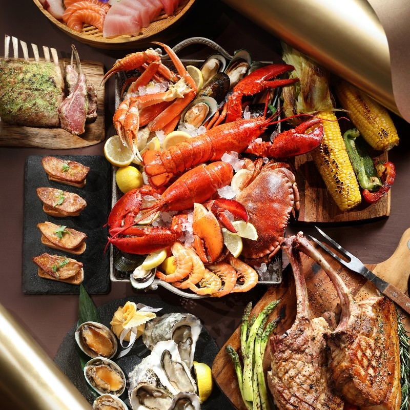 母親節咖啡園自助晚餐。