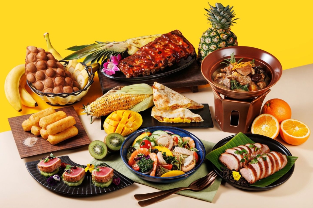 「果色茶香」自助午餐。