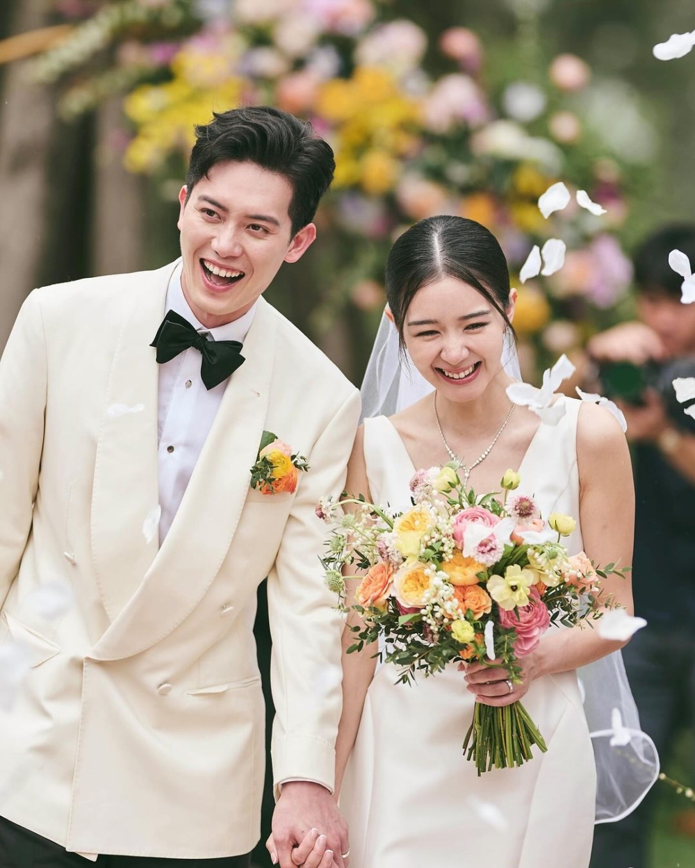 麥明詩（Louisa）與盛勁為上月底結婚