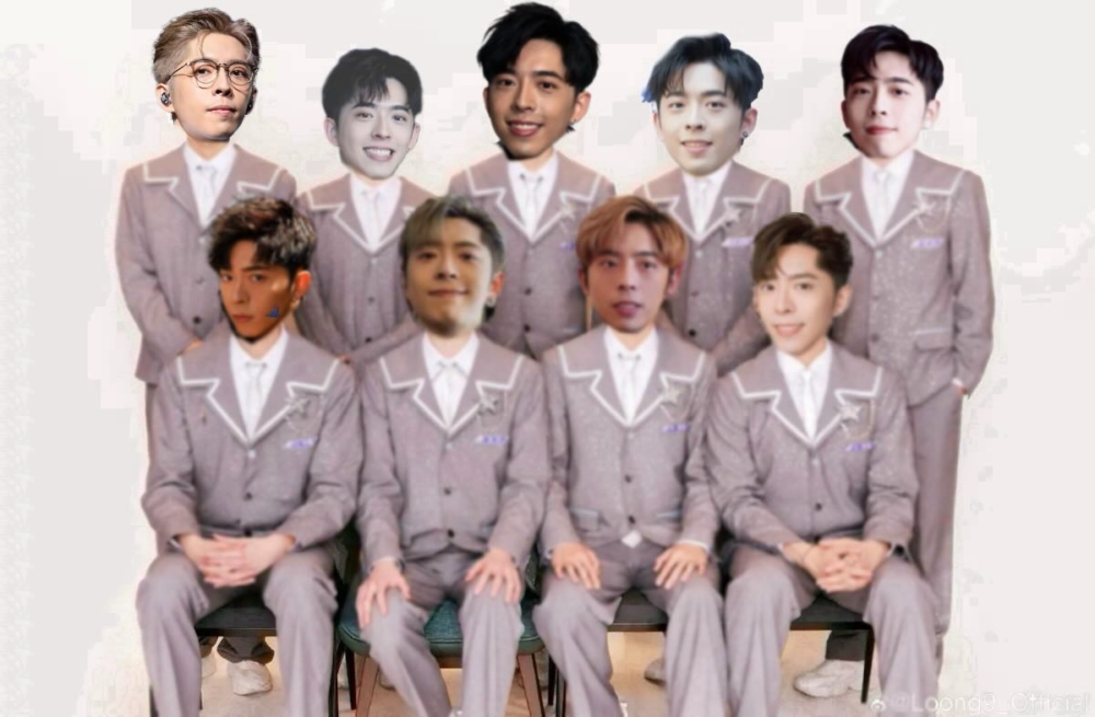 有網友惡搞P圖，把Edan頭像Key在LOONG 9海報上