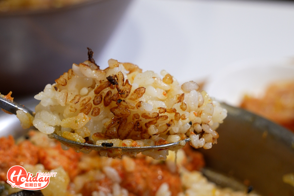 帶香脆飯焦,吃起來更香口。