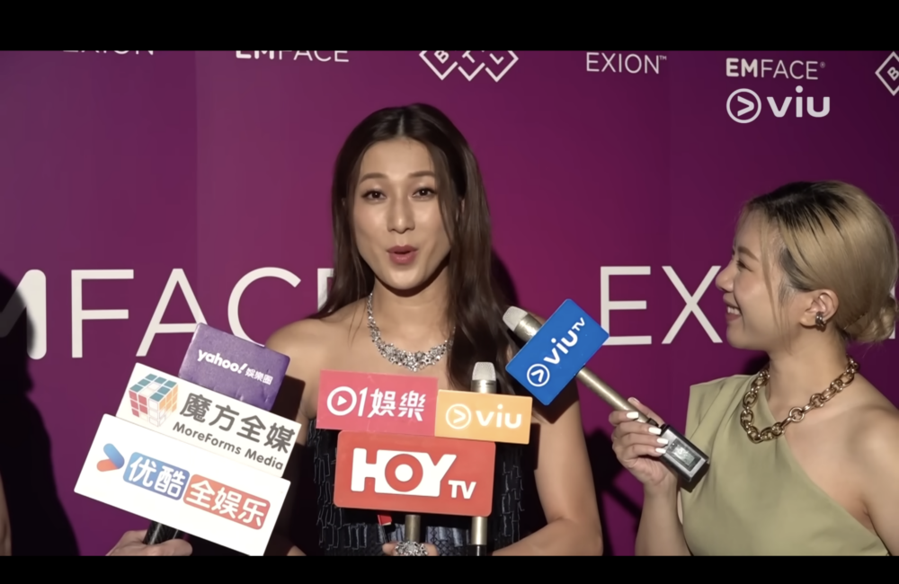 鍾嘉欣表示希望伍允龍也能早日找到另一半