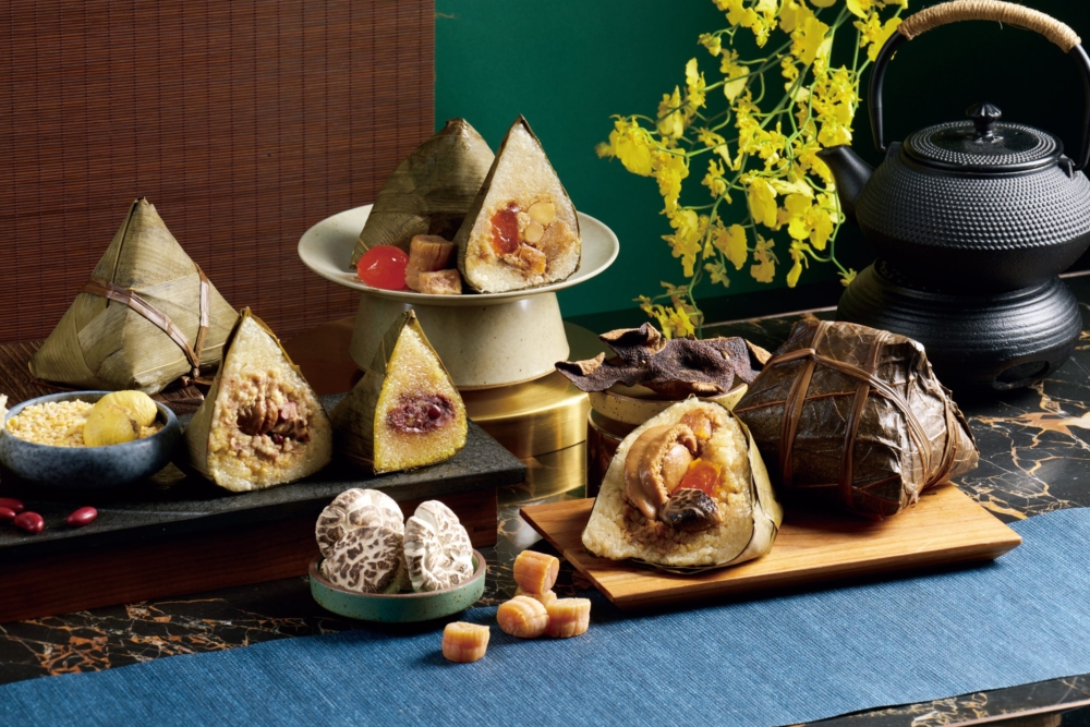 香港東涌世茂喜來登酒店中菜廳采悅軒誠意呈獻四款自家製鹹甜口味端午糭～