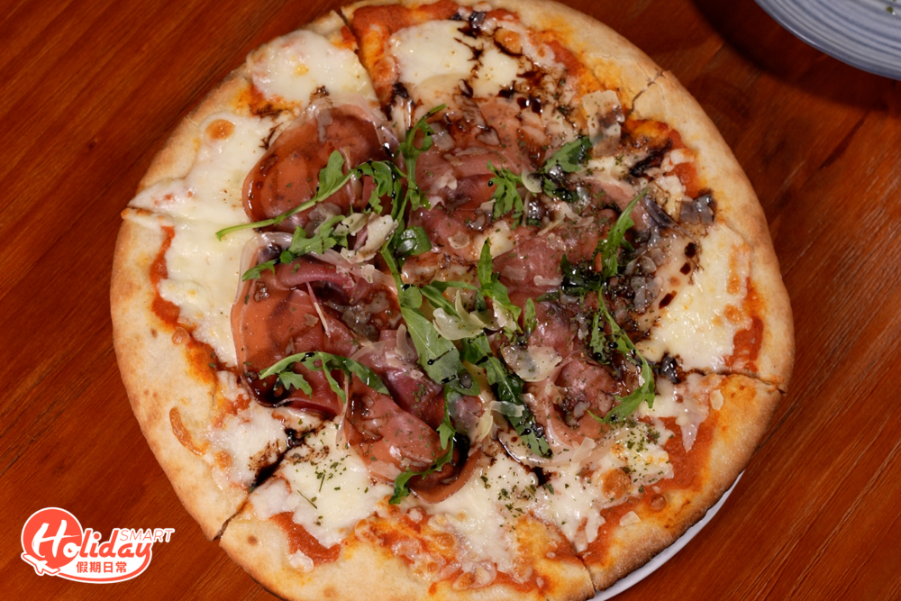12個月巴馬火腿Pizza($168)，火腿鮮香味十足。