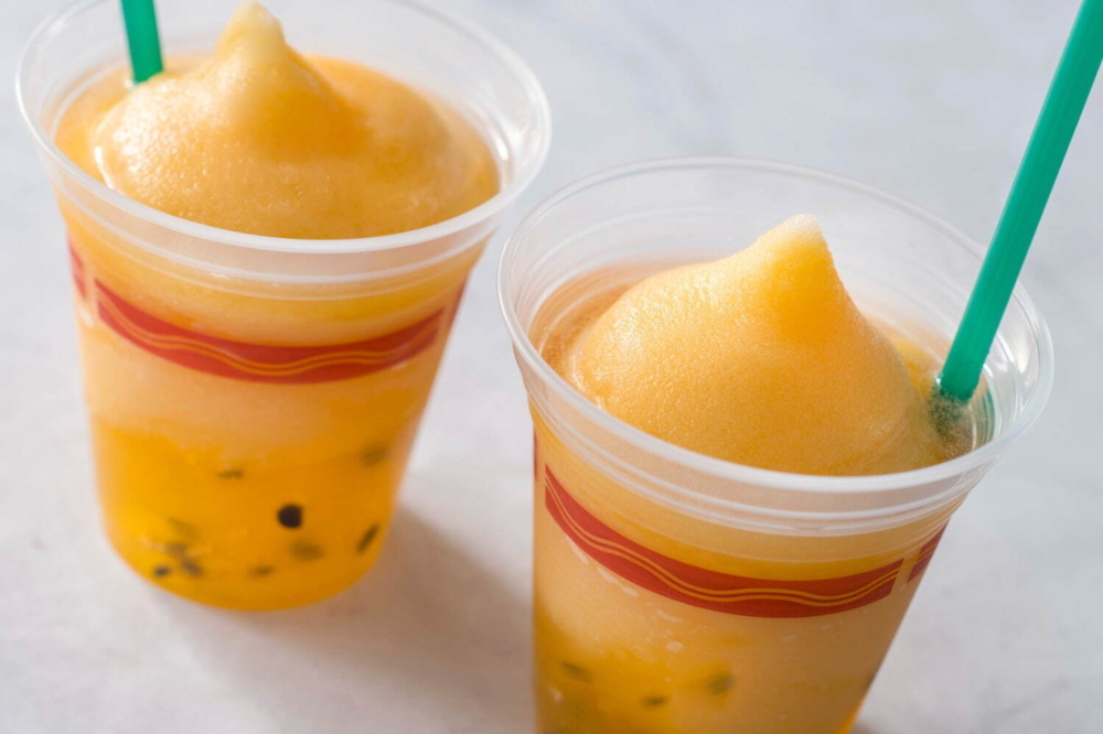 以唐老鴨的pat pat為靈感的夏季特飲～