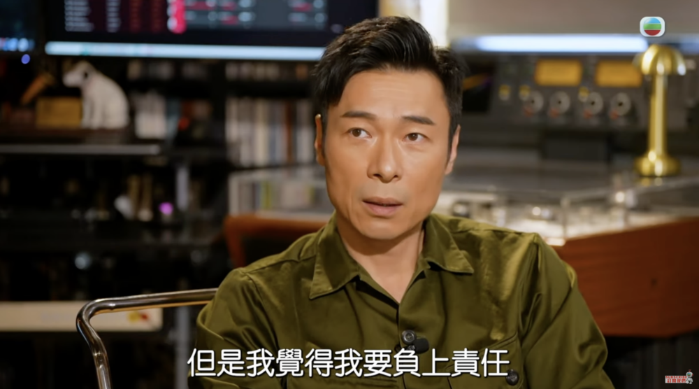 許志安認為每個男人都應該勇敢面對自己的人生,不逃避問題