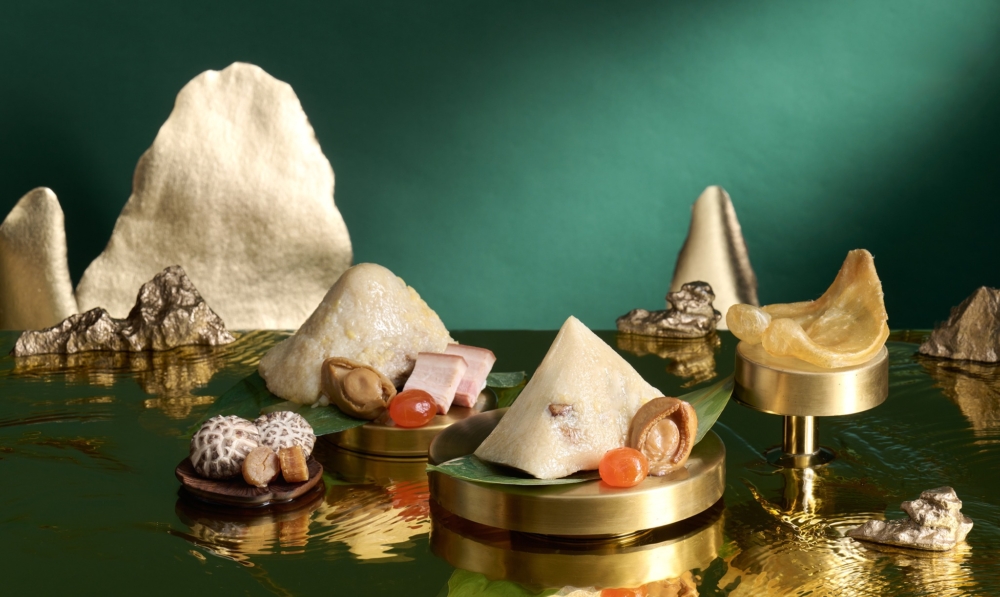 港島香格里拉米芝蓮星級中菜廳夏宮，今年端午節特別呈獻一系列傳統及創新口味兼備的端陽糉子！