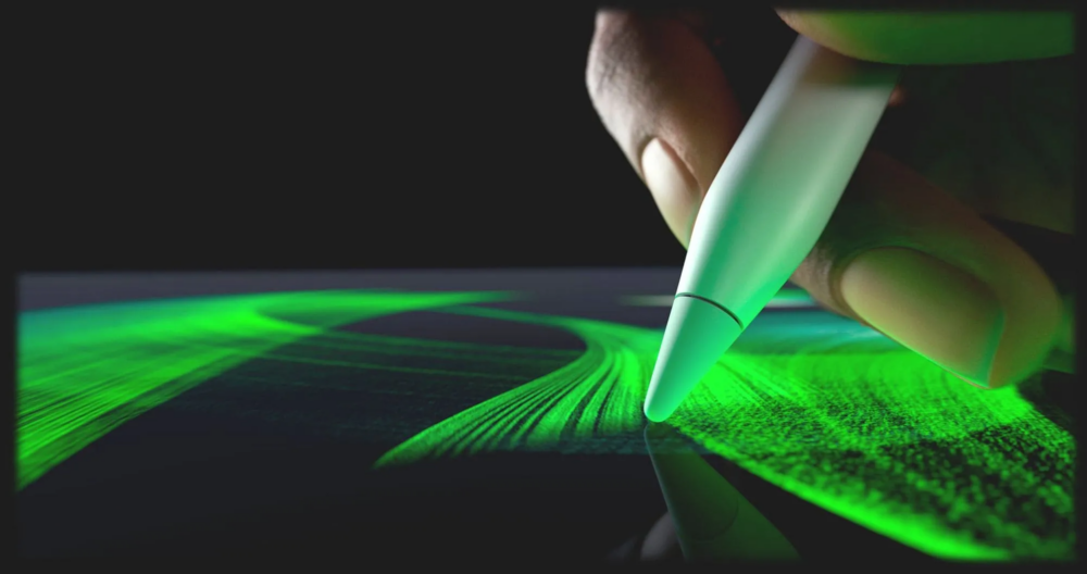 Apple Pencil Pro支援側轉功能～