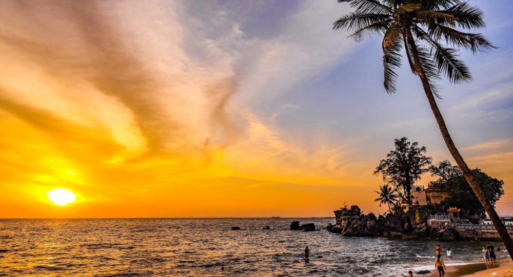 站在2樓龍王殿，可以將泰國灣盡收眼底！