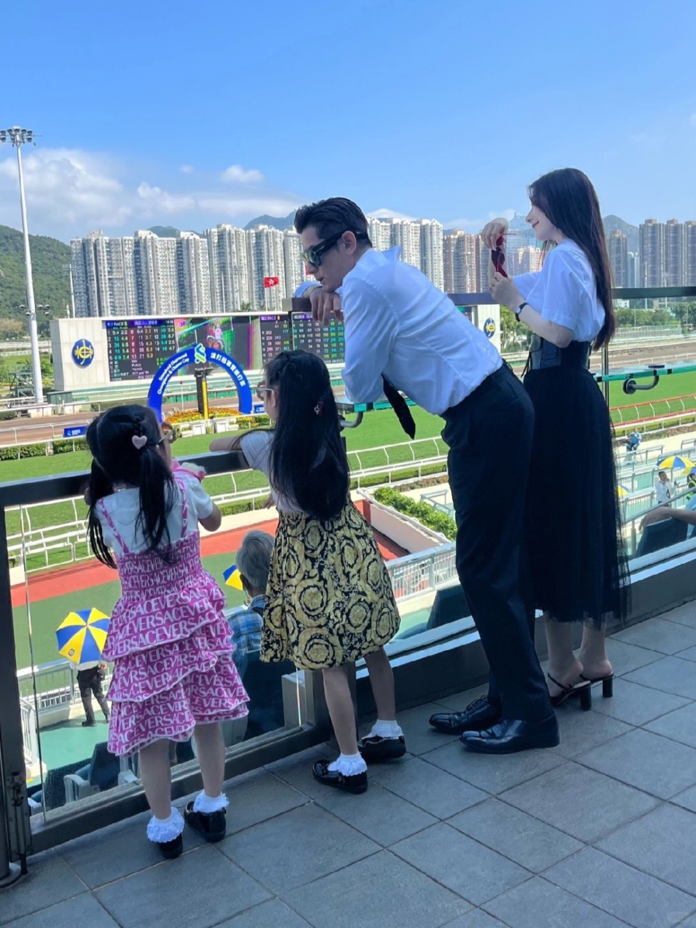 郭富城和方媛婚後育有兩個可愛的女兒
