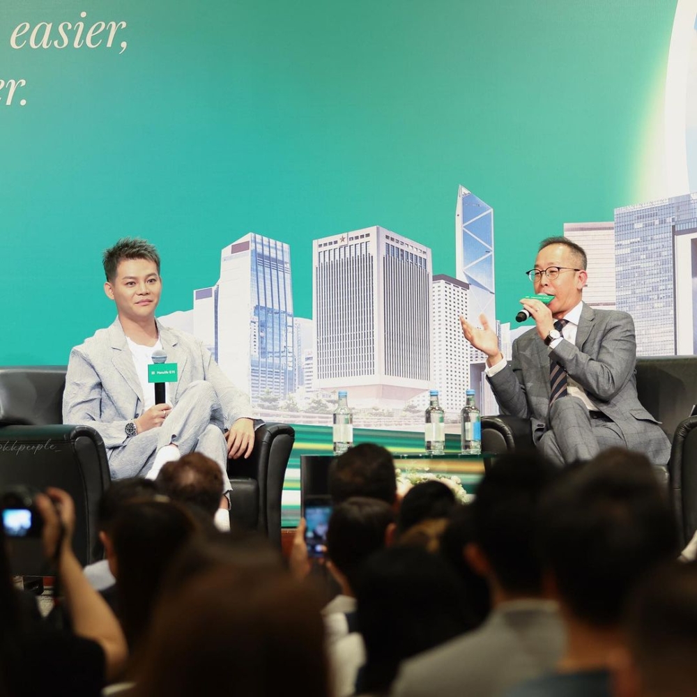 近日保錡受某保險公司邀請出席講座分享「精彩人生」