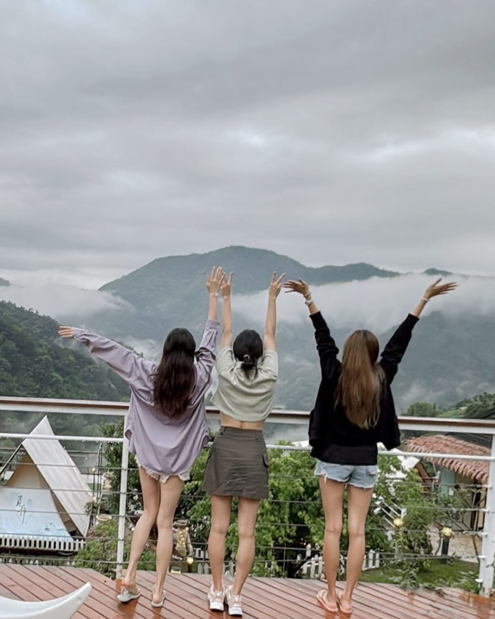 余思霆表示4月和閨蜜開開心心地準備從香港到台灣開展她的生日旅遊