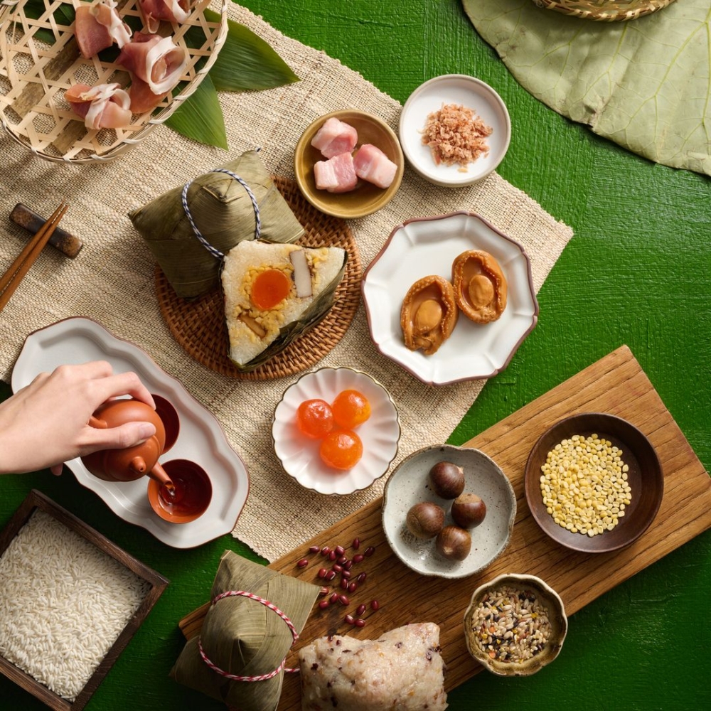 香港九龍東皇冠假日酒店紫粵軒推出兩款應節粽子～