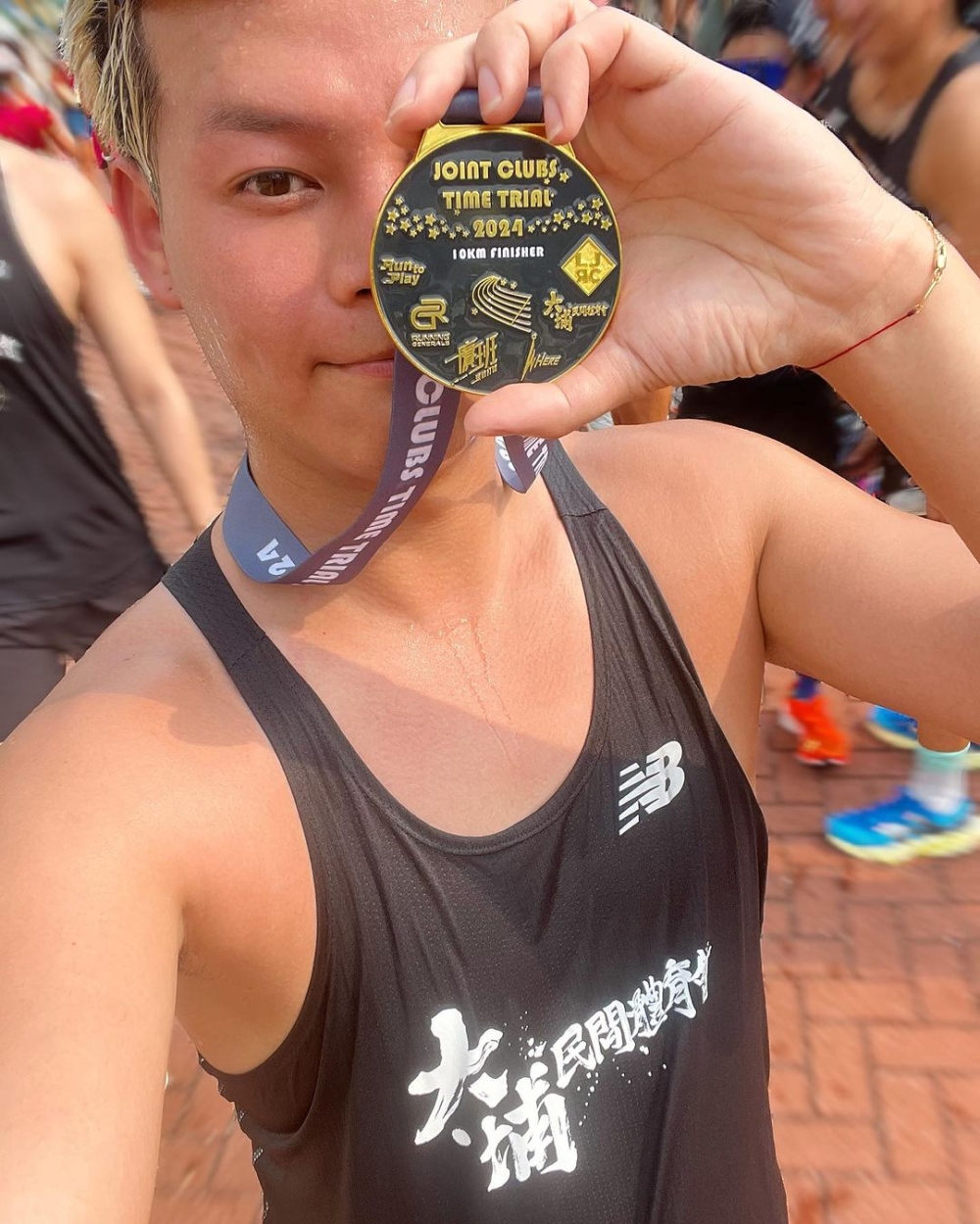 保錡近年開始跑步，悟出人生道理誠心改過