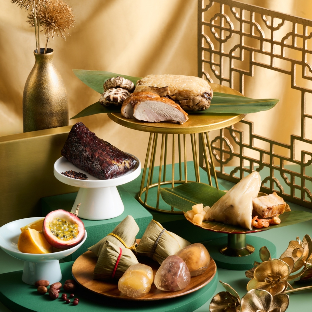 九龍香格里拉米芝蓮星級中菜廳香宮特別呈獻多款創新口味的端陽糉子！