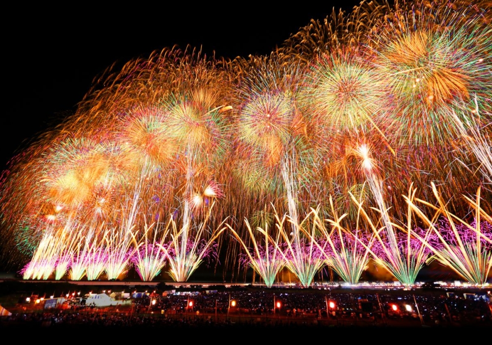 長岡祭花火大會。