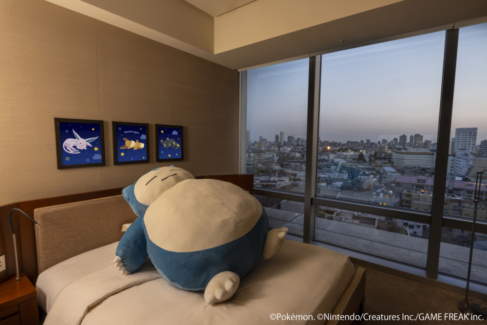 「Pokémon Sleep」主題客房共有套房及標準客房兩種房型選擇～