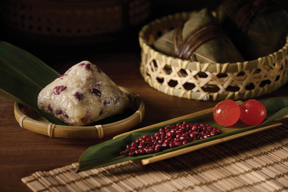 日本紅豆鹹肉糭。