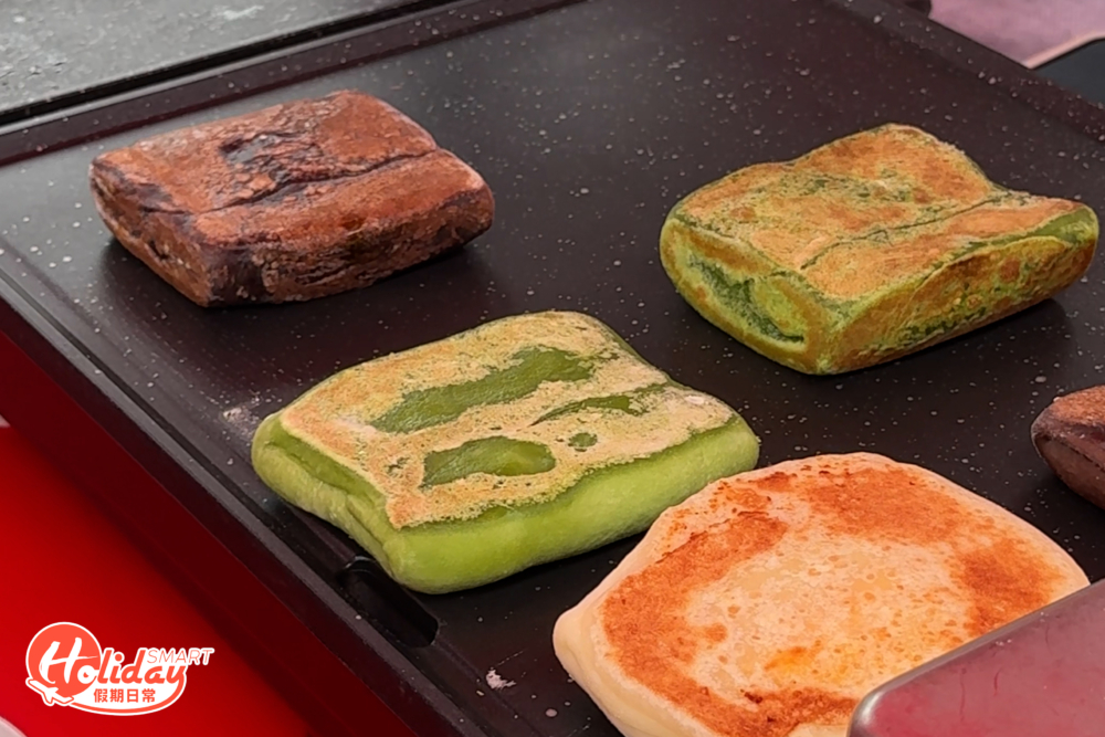 當中包括米芝蓮必比登推介「倆口小吃」即叫即煎招牌壓餅