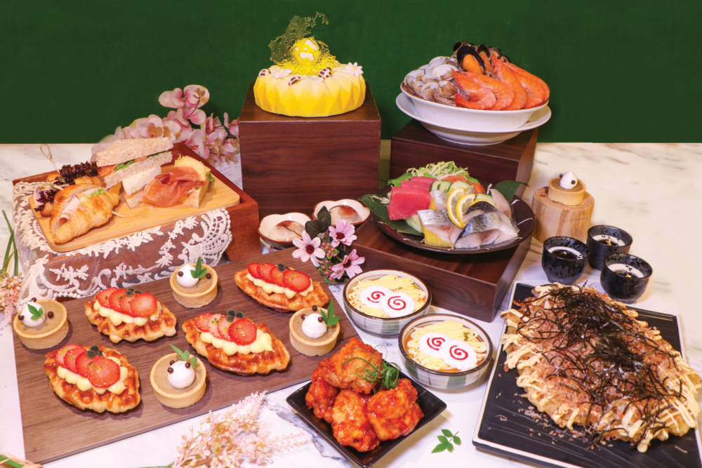 「春日花漾憚意」週末下午茶自助餐。
