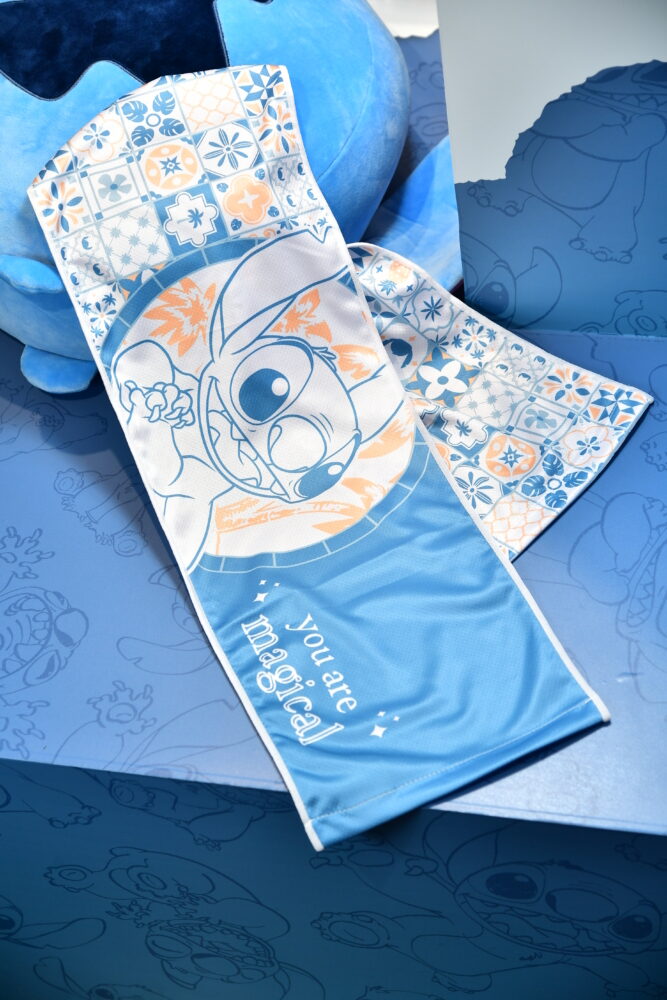 同樣獨家首賣Everwin全新的彩繪圖案，整條運動毛巾以粉色作為基調，夏日繽紛配色，盡顯活力。（每條港幣$39）