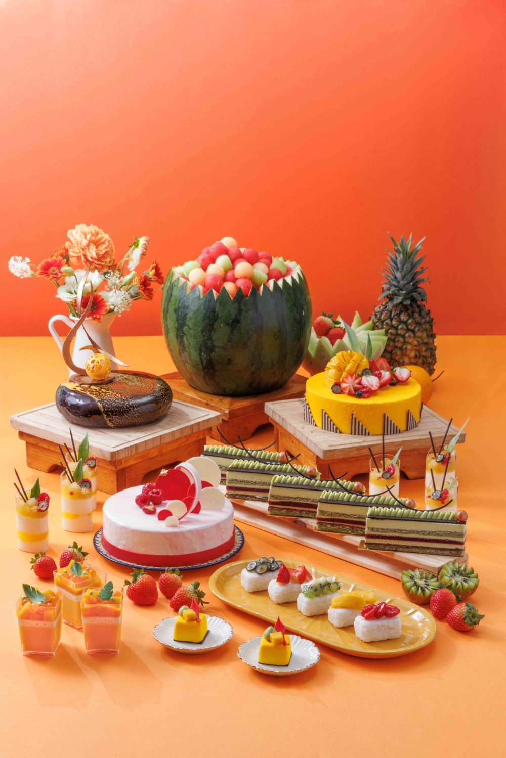 夏日鮮果下午茶自助餐。