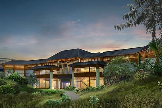 JUNGLIA還設有豪華的度假村