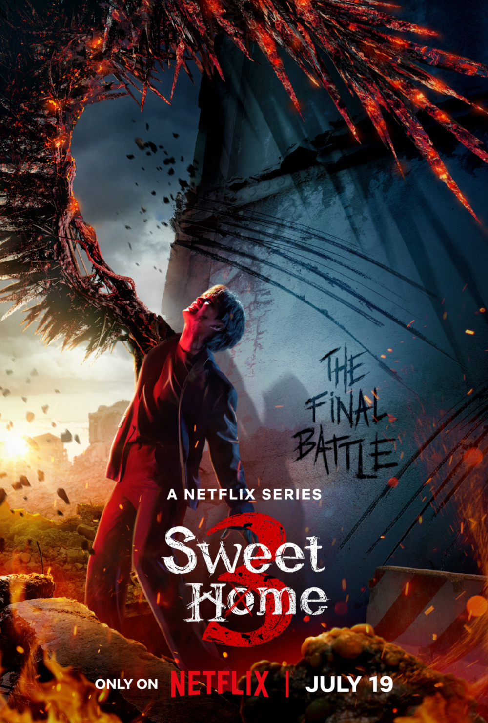 7月韓劇2024:《Sweet Home 3》。
