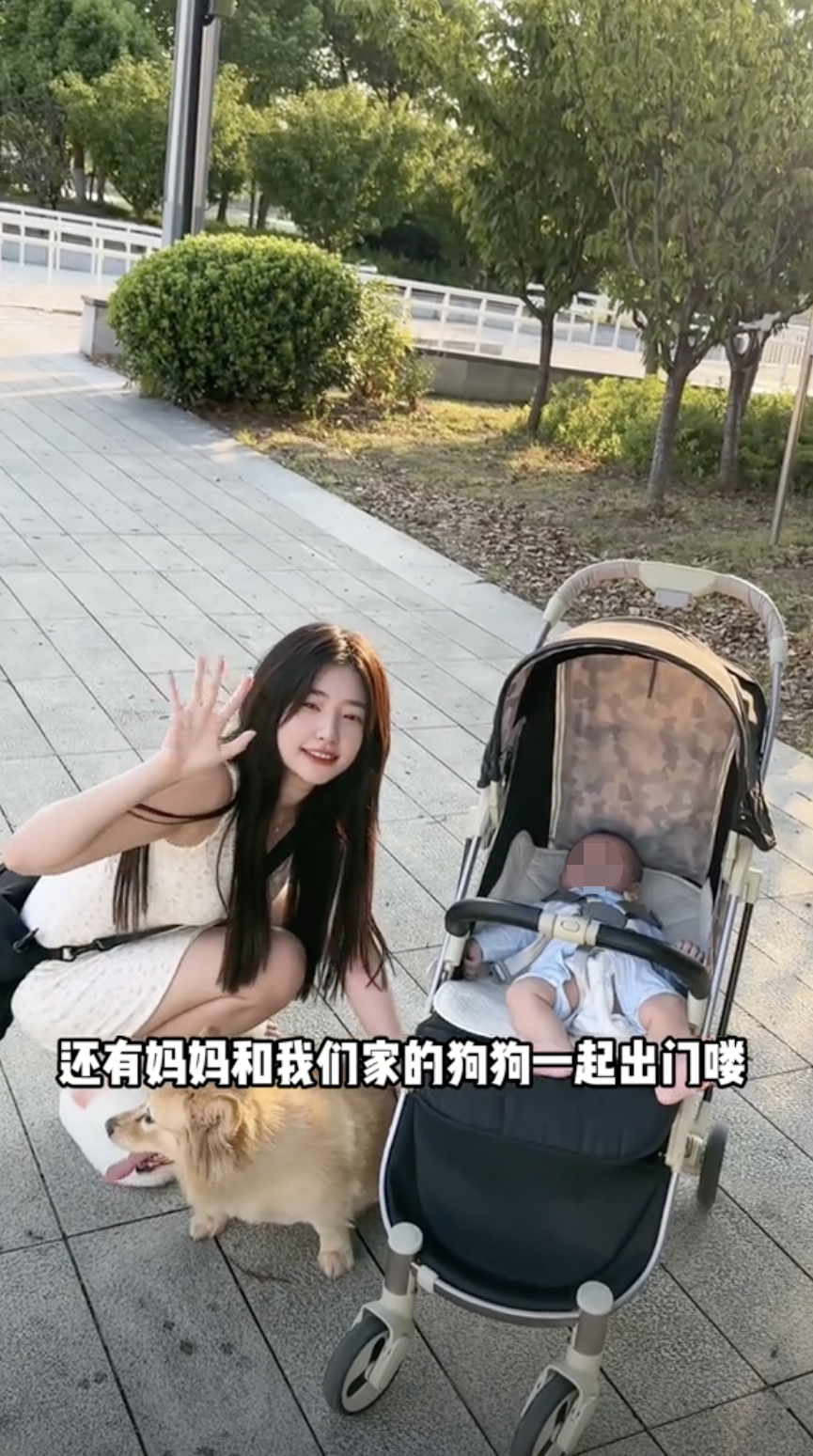 黃一鳴經常在抖音分享女兒的照片